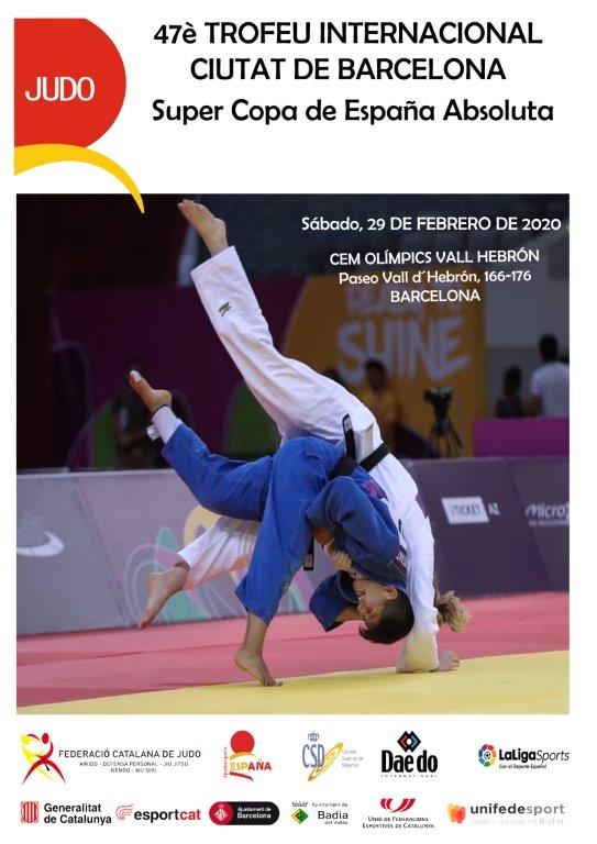 7&ordm; Puesto para Lassa en la Supercopa de Espa&ntilde;a de Judo Absoluta Barcelona 29-02-20. RESULTADOS.